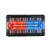 Code 3 4X6 Led Prizm II Multicolor Steady Burn Perimeter Light with Clear Lens and REF22, Red/Blue - 4622CRB