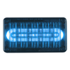 Code 3 4X6 Led Prizm II Perimeter Light with Colored Lens and REF8, Blue 468B-75
