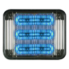 Code 3 7X9 Led Prizm II Perimeter Light with Clear Lens and REF12, Blue 7912CB-75
