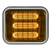 Code 37X9 Led Prizm II Perimeter Light with Bezel, Colored Lens and REF8, Amber 798ABZ-75