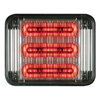 Code 37X9 Led Prizm II Perimeter Light with Clear Lens and Colored REF8, Red 798CR-75
