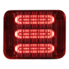 Code 37X9 Led Prizm II Perimeter Light with Colored Lens and REF8, Red 798R-75