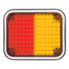 Code 37X9 Red/Amber Dual Color Led Perimeter Light with Bezel - 85BZRA