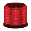 Code 3 Arch 18-Led Beacon Colored Lens And LEDs (1/2 LEDs And 1/2 Empty), Permanent Mount, Red A18-R