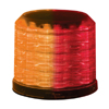 Code 3 Arch 36-Led Beacon Clear Lens And Dual Color LEDs, Permanent Mount, Red/Amber A36-CRA