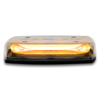 Code 3 Micro Reflex LED Minibar, 11" 12-24V DC, Permanent, Clear Lens, Amber - C5550CA