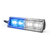 Code 3 Directional, Window Schroud, 12-24V DC, 2 dual-color heads, Blue/White - CD3974BW