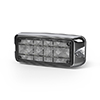 Code 3 CD4080 Series Perimeter Warning Light, 12-24V, Chrome Bezel, Red/Blue - CD4080RB