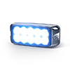 Code 3 CD4080 Series Perimeter Warning Light, 12-24V, Chrome Bezel, Blue - CD4080B