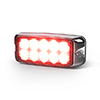 Code 3 CD4080 Series Perimeter Warning Light, 12-24V, Chrome Bezel, Red - CD4080R