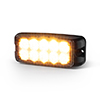 Code 3 CD4080 Series Perimeter Warning Light, 12-24V, Black Bezel, Amber - CD4081A