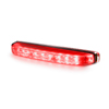 Code 3 Directional LED: Dual-Color, Narrow, Surface And Grille Mount, 69 Flash Patterns, 12-24VDC, Red/White - CD5051RW