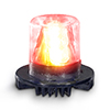 Code 3 Hide-A-Blast Series 9 LED, Concealed Warning Light, 15' cable - red - HB915R