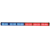 Code 3 Megathin Stick, multi color.26", 3 red/Amber heads, 3 blue/Amber heads, 16" cable - MTS626MC-RABA