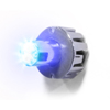 Code 3 Hide-A-Blast, Bullet, 2 LED, short, Blue - ND0010B