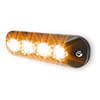 Code 3 XTP single color 4 LED, 12V DC, Amber/Amber - XTP4AA