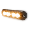 Code 3 XTP multicolor 8 LED split, 12V DC, Amber/White - XTP4MCAW