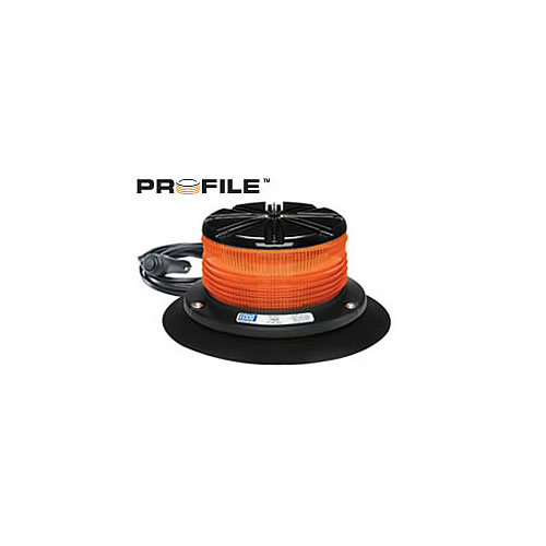 Ecco Vacuum Magnet Profile Amber Beacon 7460A-VM