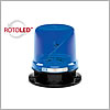 Ecco 3-Bolt Blue ROTOLED Hybrid Beacon - 7660B