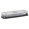 Ecco LED Microbar,17",12-24V,Clear/Amber/Red - 5517CAR