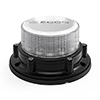 Ecco Beacon, LED HD Beacon, 3 Bolt, 10-30VDC, Clear Lens, Amber - EB8160CA