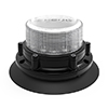 Ecco Beacon, LED HD Beacon, 3 Bolt, 10-30VDC, Clear Lens, Amber, Vacuum Mount - EB8160CA-VM