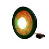 Ecco ED3000 Series Stop-Tail-Turn-Reverse and Warning Light Combo, AMP Connector, Amber/Green - ED3040AG-AMP3S
