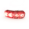 Ecco Directional 8 LEDs, Flexible, Surface Mount, Dual Color, 12-24 VDC, Red/Amber - ED3793RA