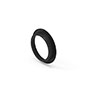 Ecco Flange 4" Round, Polycarbonate, Black, ED3040 Series - EZ3040FLG