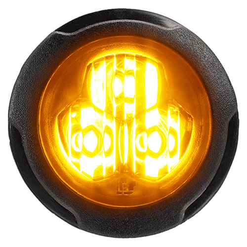 Federal Signal Flush Mount Warning Light, Amber - 416300-A