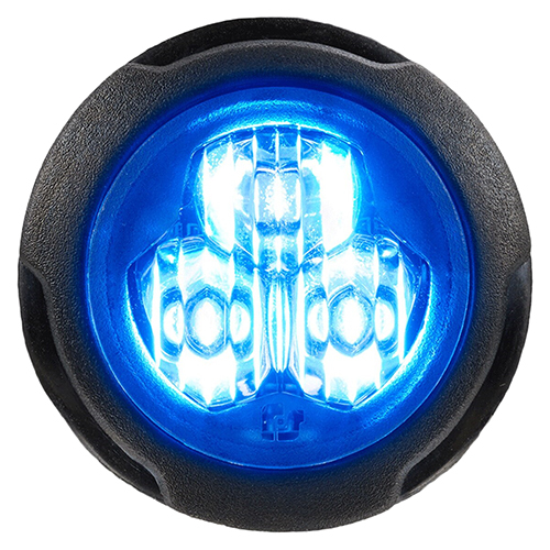 Federal Signal Flush Mount Warning Light, Blue - 416300-B