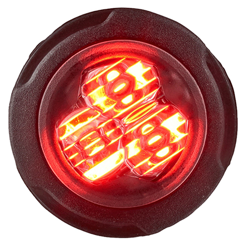 Federal Signal Flush Mount Warning Light, Amber - 416300-R