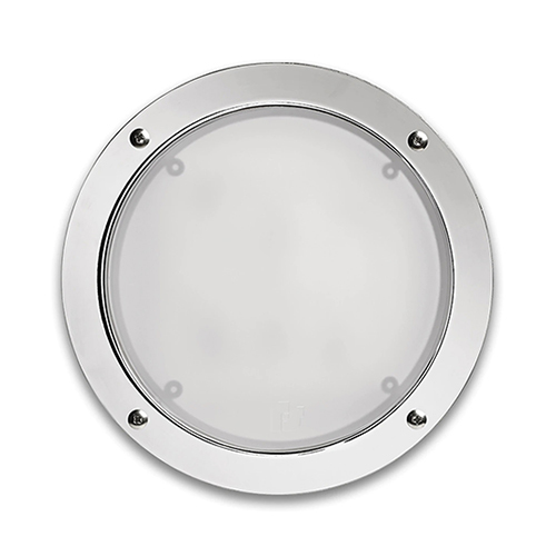 Federal Signal Commander 8" Dome Light, Chrome Housing - COM8PTC