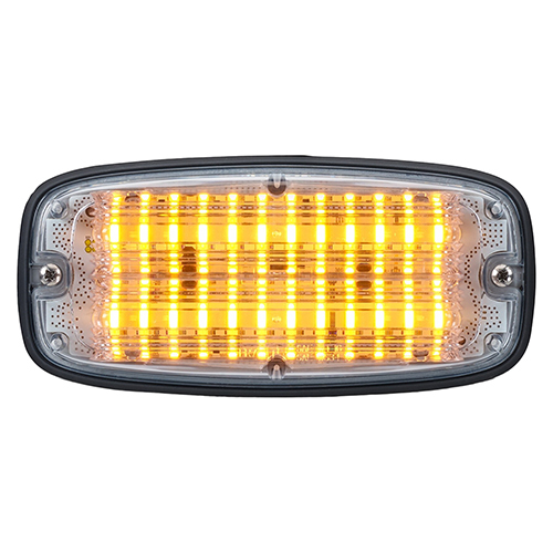 Federal Signal FireRay LED Perimeter Light Single Color 7x3, Amber LEDs, Clear Lens FR7C1-A