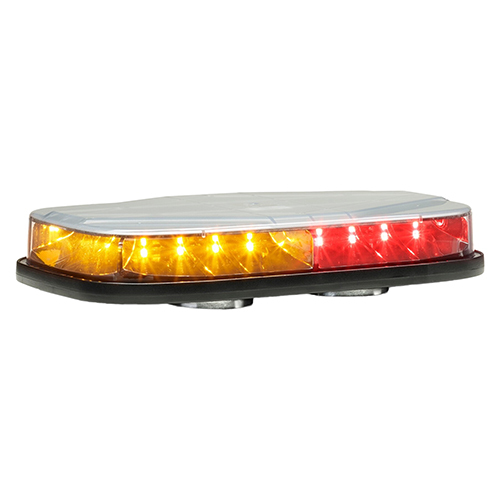 Federal Signal HighLighter LED Micro Mini-Lightbar, Amber/Red - HL10MC-AR