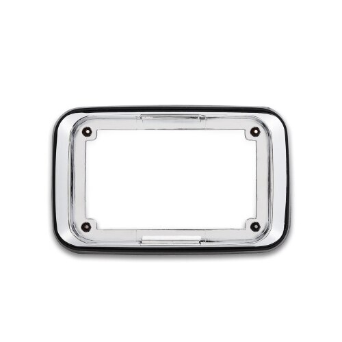 Federal Signal Quadraflare 6x4 Series, Trim Bezel, Chrome With Gasket - QL64MC