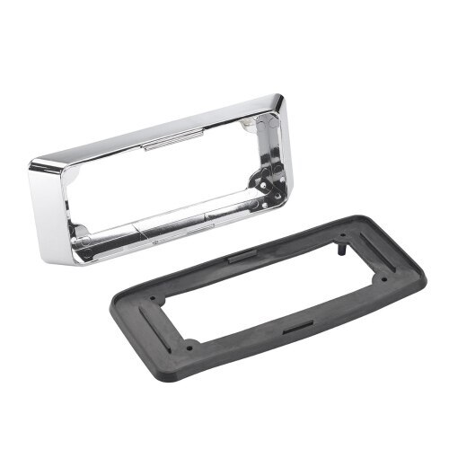 Federal Signal Quadraflare 7x3 Series, Trim Bezel, Chrome With Gasket - QL73MC