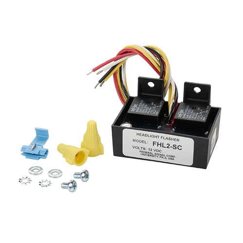 Federal Signal Flasher, Headlight, (2)10A - FHL2-SC