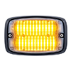 Federal Signal FireRay LED Perimeter Light, Amber/Green LED, Clear Lens - FR6C2-AG