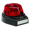 Federal Signal Red LED, Red Dome, Blue Ipx6, Rotating Model - VSLR1-R1B12