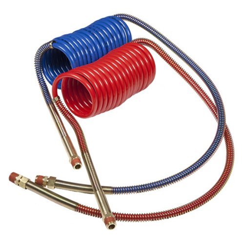 Grote Accessory Line 15' Air Coiled Set with 12" & 40" Leads & Brass Handle - 81-0015-40H