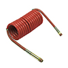 Grote Accessory Line 15' Air Coil Red with 12" Leads - Low Temperature - 81-0015-RC