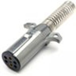 Grote Accessory Line Trailer Plug With Spring, 2 Pole, Vertical Pin - 82-1042V