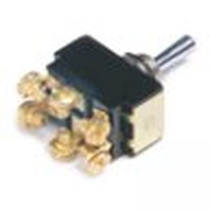 Grote Accessory Line Toggle Switch, 20 Amp, 6 Screw, Mom On/Off/Mom On - 82-2110