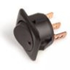 Grote Accessory Line Rocker Switch, LED, 25 Amp, 3 Blade, Yellow - 82-2131