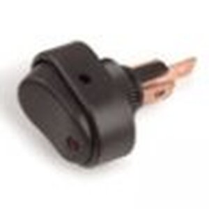 Grote Accessory Line Rocker Switch, LED, 30 Amp, 3 Blade, Yellow - 82-2134