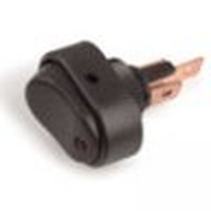 Grote Accessory Line Rocker Switch, LED, 30 Amp, 3 Blade, Green - 82-2135