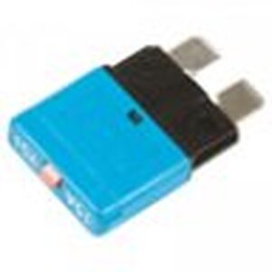 Grote Accessory Line Circuit Breaker for Standard Blade Fuses, Type III, 15A - 82-2356