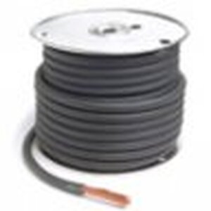 Grote Accessory Line Battery Cable, Black, 1/0 GA, 100' Spool - 82-5703