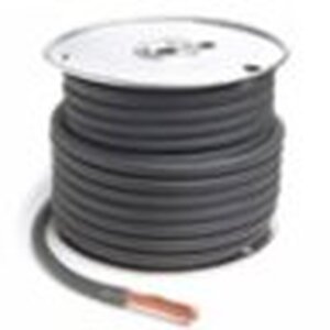 Grote Accessory Line Battery Cable, Black, 1/0 GA, 25' Spool - 82-5705